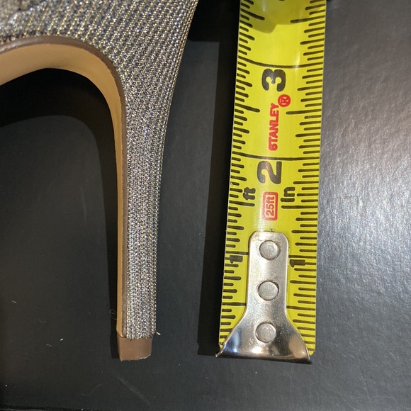 Silver glitter special occasion heels - Picture 7 of 7